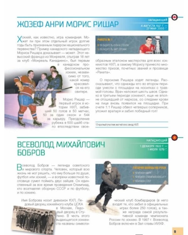 100 легендарных хоккеистов
