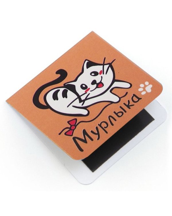 Закладки магнитные Котики, 4 штуки, 47х49 мм