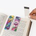 Закладки для книг с магнитом Бабочки, 6 штук, 25x196 мм, блестки