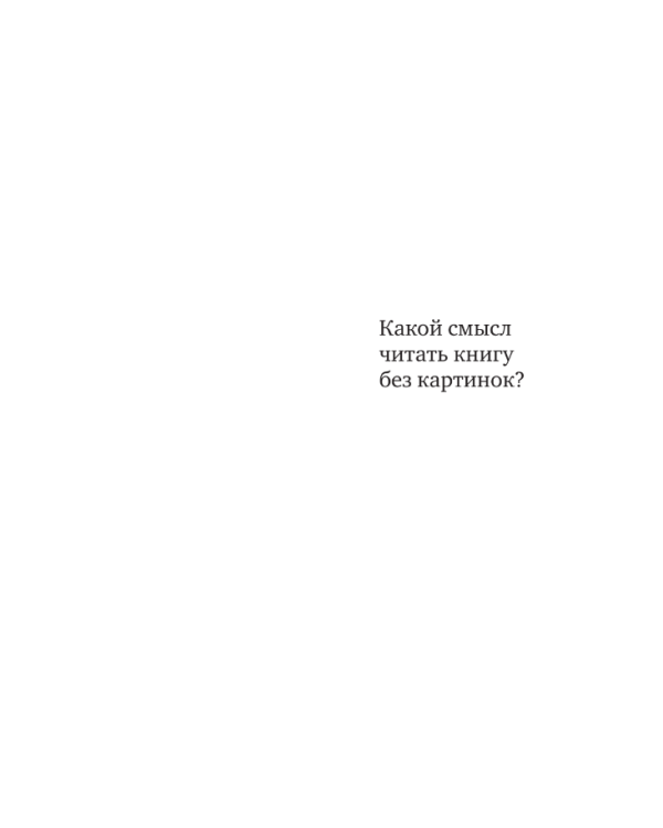 Книга без картинок