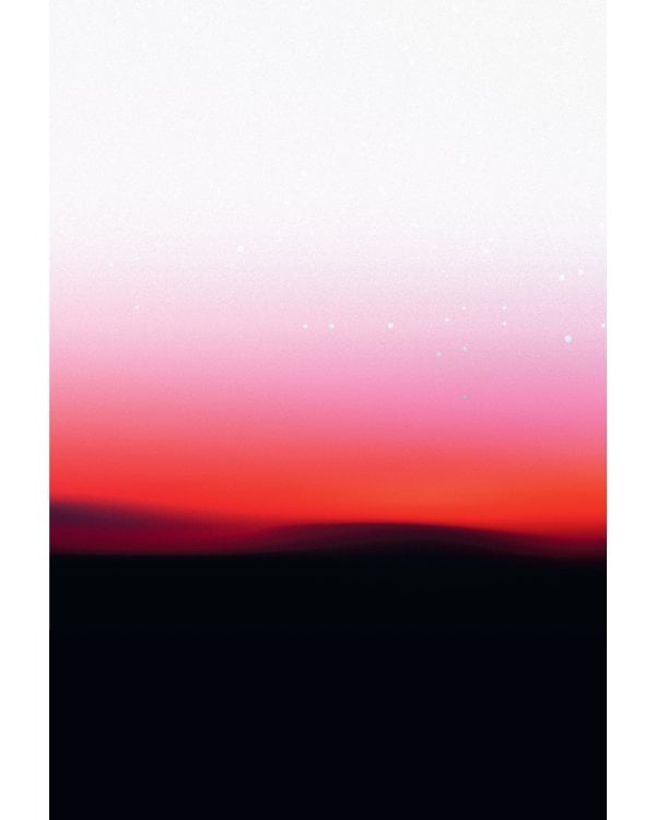 Блокнот Градиент.Gradient Notes (розовый).Запиши свои идеи на звездном небе (6+)