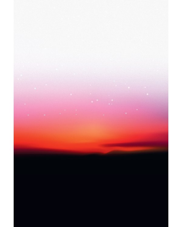 Блокнот Градиент.Gradient Notes (розовый).Запиши свои идеи на звездном небе (6+)