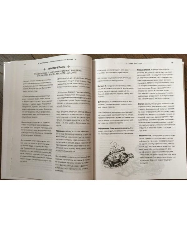Основы кулинарного мастерства. Искусство приготовления закусок и основных блюд