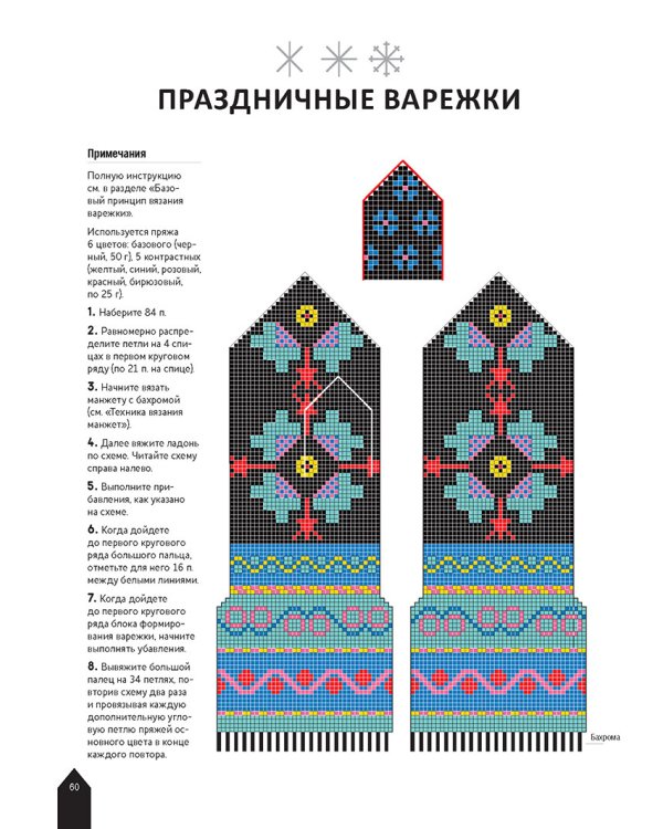 Дополнительное изображение книги «Варежки в латышском стиле. Национальные мотивы. Вяжем спицами»