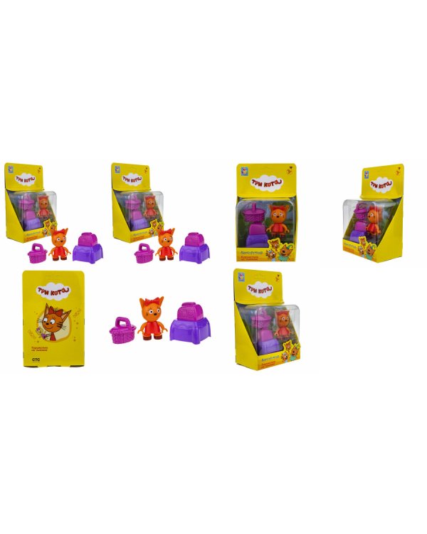 Конструктор. Три кота. Карамелька на пикнике