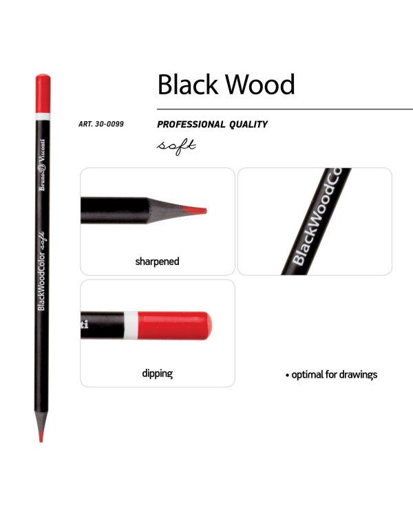 Карандаши цветные "Blackwood color", 18 цветов