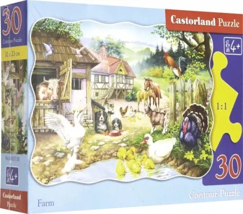 Пазл. Ферма, 30 элементов Пазл. Ферма, 30 элементов