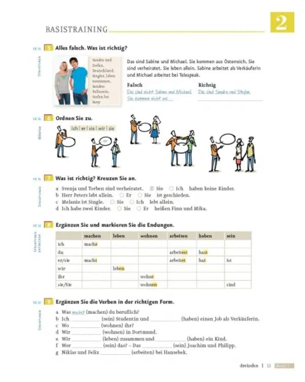 Menschen A1.1. Arbeitsbuch (+ Audio CD)