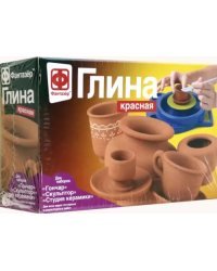 Глина для Гончара, красная