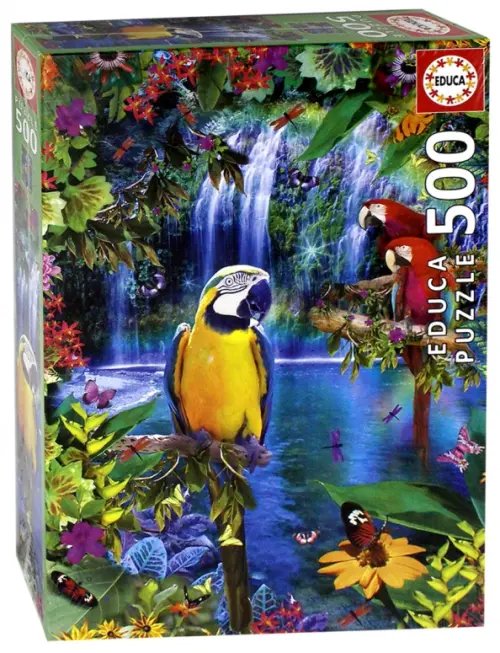 Пазл. Тропические птицы, 500 элементов Пазл. Тропические птицы, 500 элементов