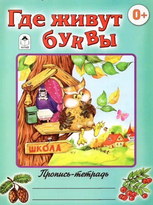 Пропись-тетрадь (цветная) Где живут буквы