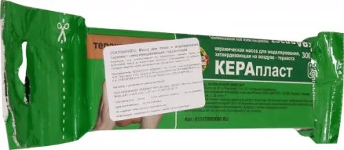 Глина для лепки &quot;Keraplast&quot;, 300 грамм, терракотовая