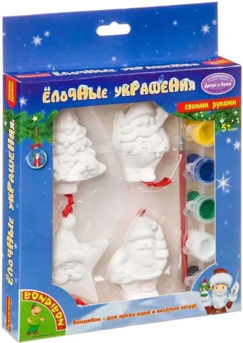 Набор для росписи. Ёлочные украшения Набор для росписи. Ёлочные украшения