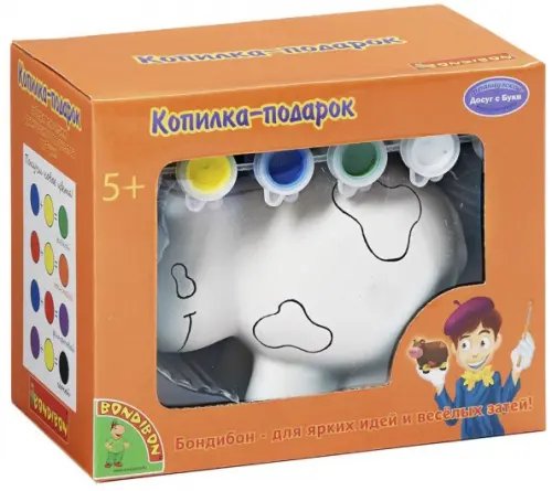 Набор для росписи копилки. Коровка Набор для росписи копилки. Коровка