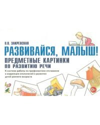 Развивайся, малыш! Предметные картинки по развитию речи