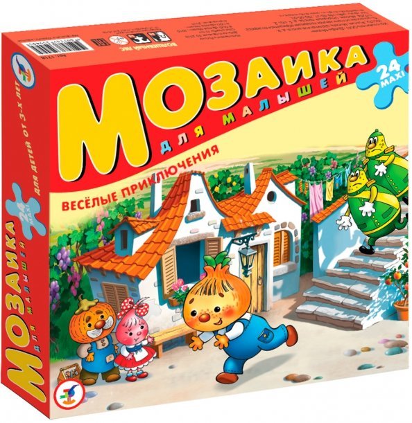 Мозаика для малышей. Веселые приключения, 24 детали