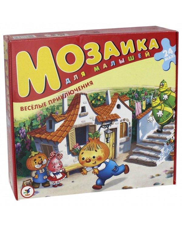 Мозаика для малышей. Веселые приключения, 24 детали