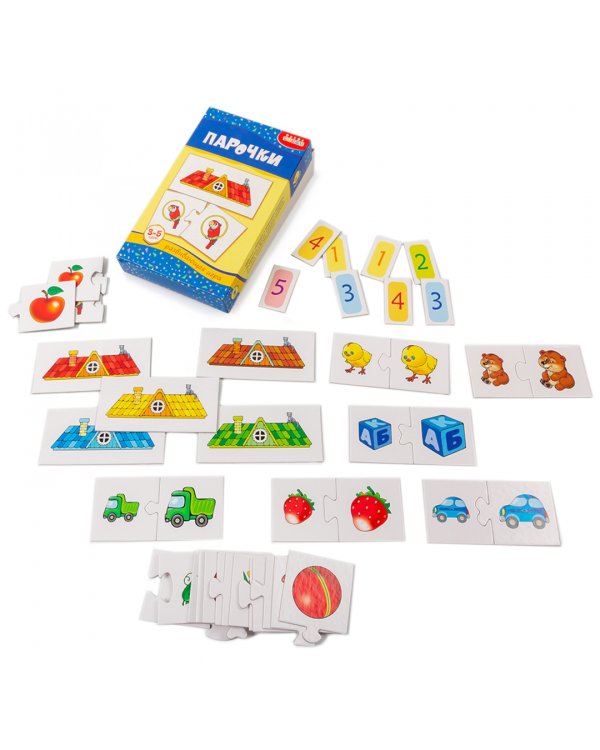 Развивающая мини-игра. Парочки (новый дизайн). 3-5 лет