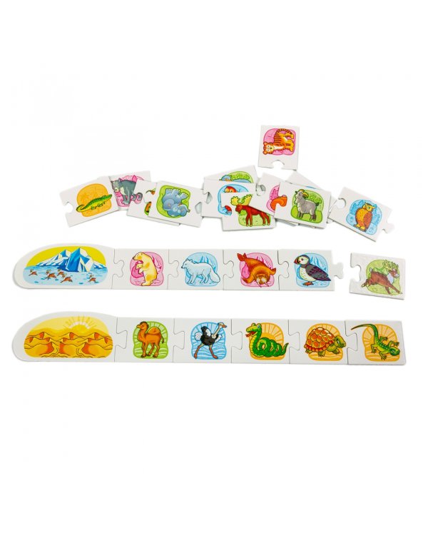 Мои первые игры. Паровозик для зверят (новый дизайн)