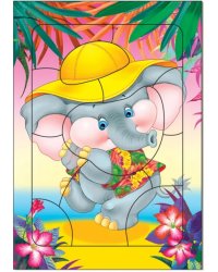 Развивающая рамка. Слонёнок