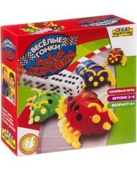 Настольная семейная игра. Весёлые гонки и божьи коровки