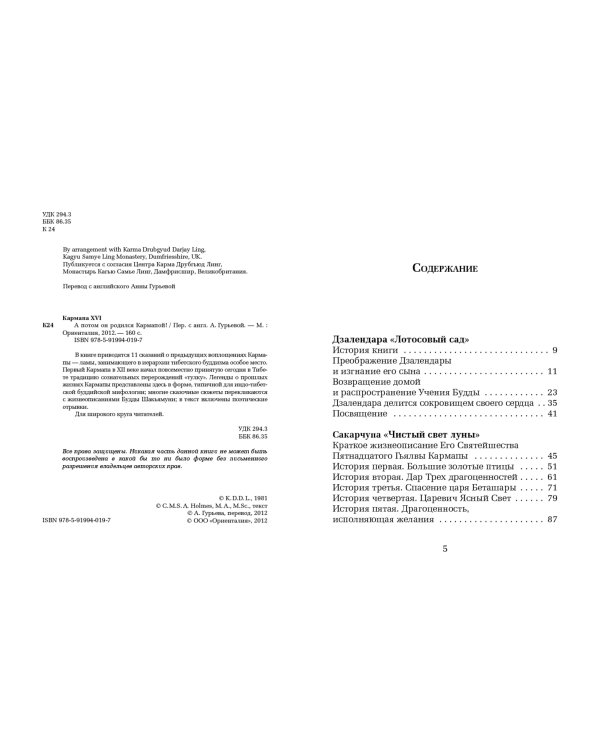 А потом он родился Кармапой!