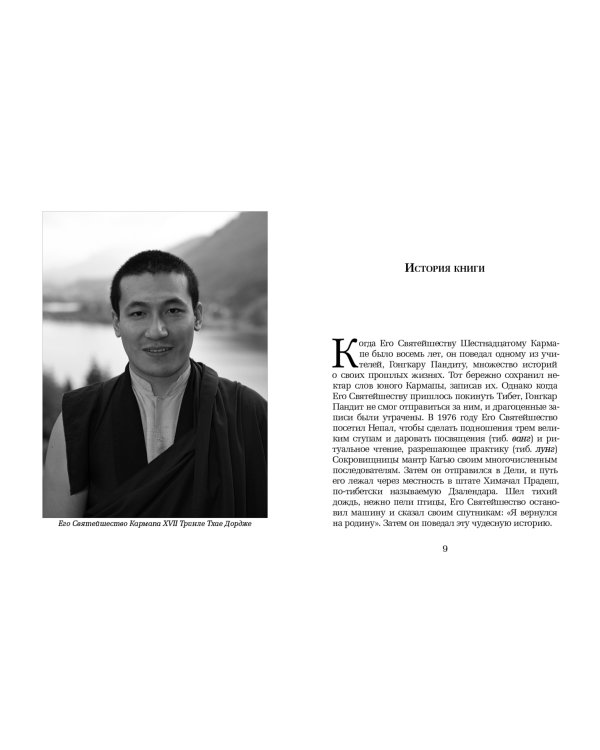 А потом он родился Кармапой!