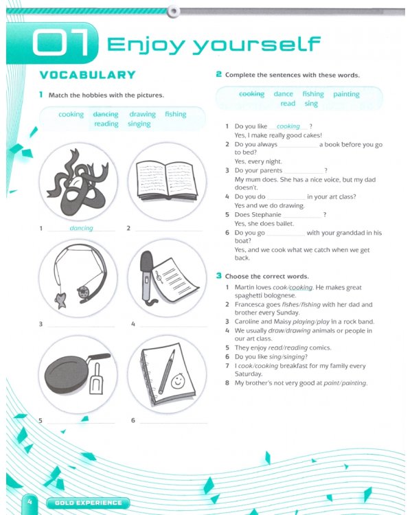 Gold Experience A2. Grammar &amp; Vocabulary Workbook without key