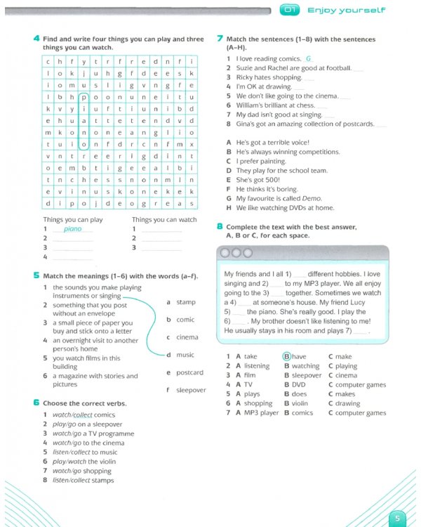Gold Experience A2. Grammar &amp; Vocabulary Workbook without key