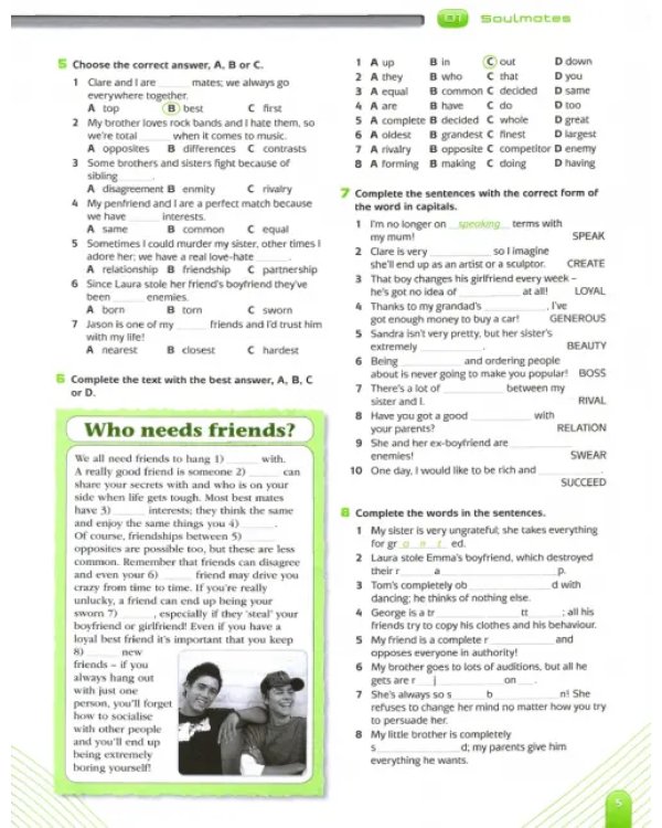 Gold Experience B2. Grammar &amp; Vocabulary Workbook without key
