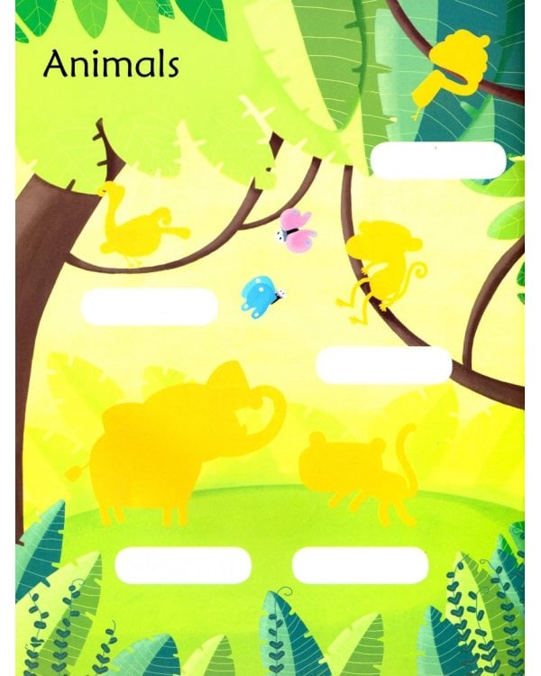 100 First English Words Sticker Book