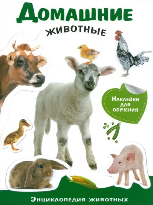 Домашние животные. Энциклопедия животных с наклейками