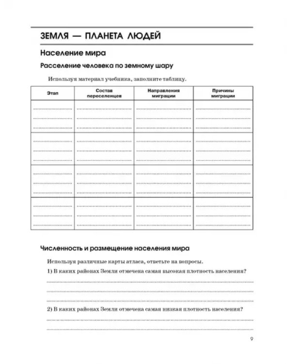 География. 7 класс. Страноведение. Рабочая тетрадь к учебнику О.А. Климановой и др. ФГОС