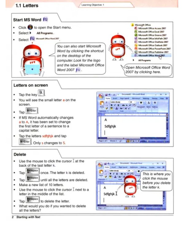 Cambridge ICT Starters: Initial Steps