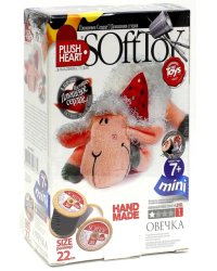 Плюшевое сердце "Овечка"