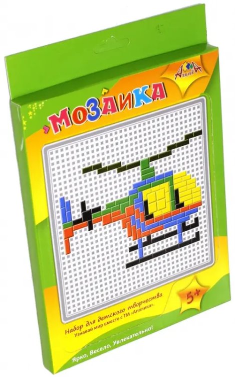 Мозаика-тетрис пластиковая, А5, "Вертолет" Мозаика-тетрис пластиковая, А5, "Вертолет"