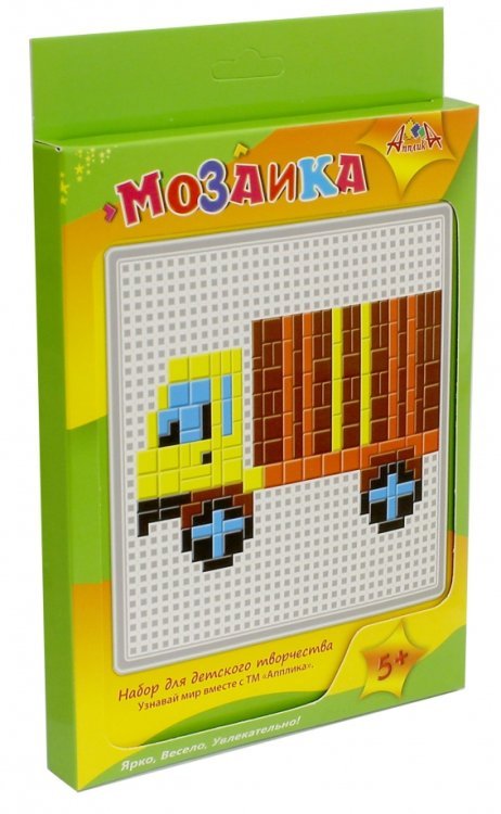 Мозаика-тетрис пластиковая, А5, "Грузовик" Мозаика-тетрис пластиковая, А5, "Грузовик"