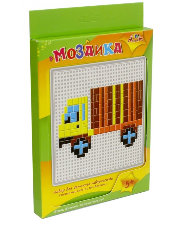 Мозаика-тетрис пластиковая, А5, "Грузовик"