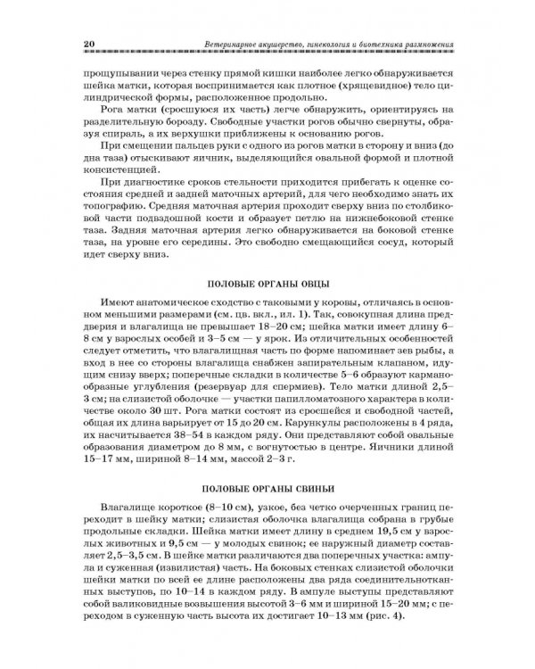 Ветеринарное акушерство, гинекология и биотехнология размножения
