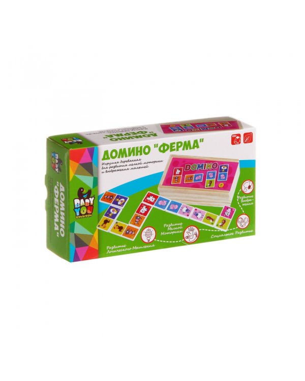 Деревянное домино. Ферма