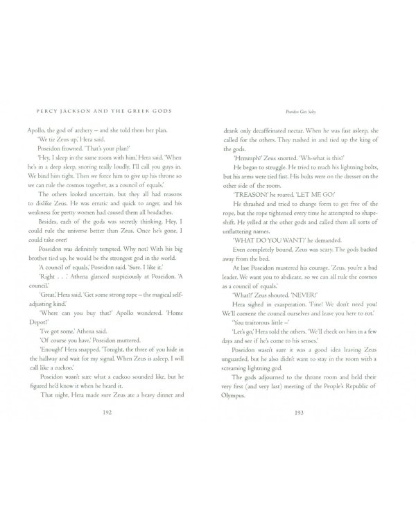 Percy Jackson and the Greek Gods