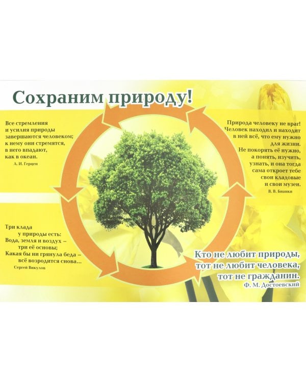 Комплект плакатов. Экология. 4 плаката. ФГОС ДО