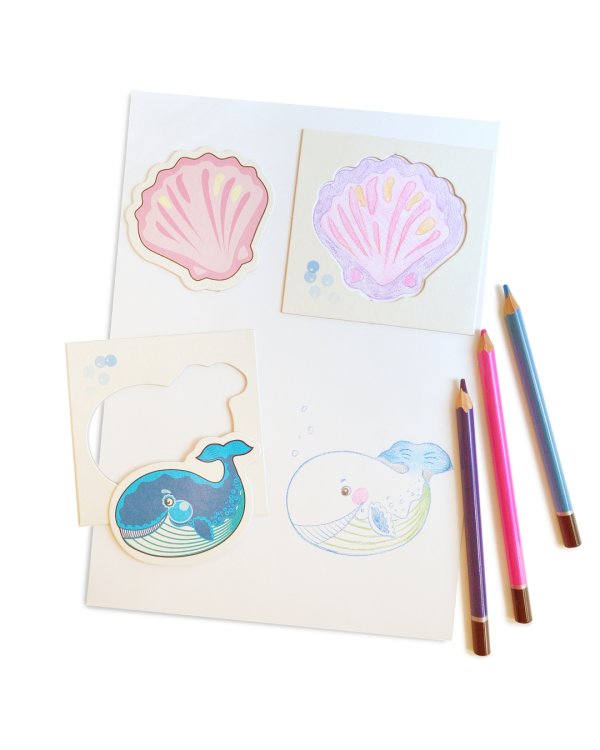 Трафареты. Подводный мир