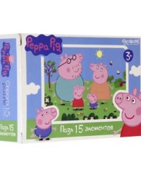 Пазл-мини. Peppa Pig, 15 элементов