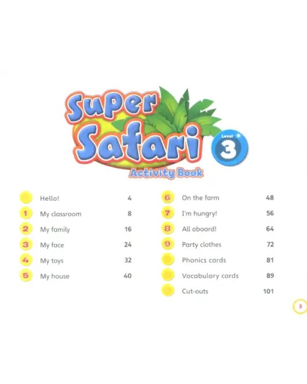 Super Safari. Level 3. Activity Book