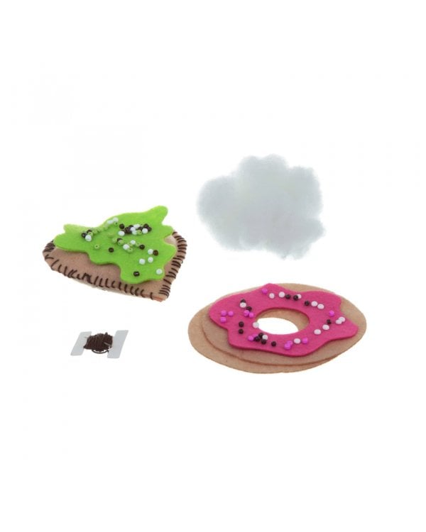 Шьем сладости из фетра. 2 пирожных