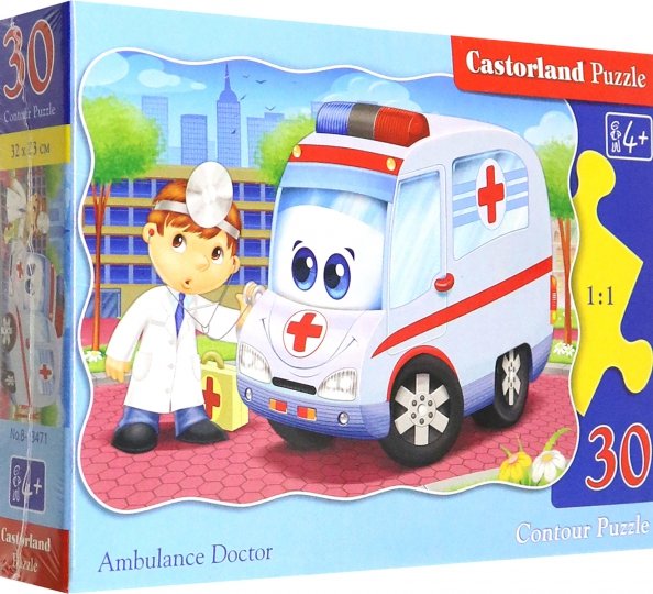 Пазл. Скорая помощь, 30 элементов Пазл. Скорая помощь, 30 элементов