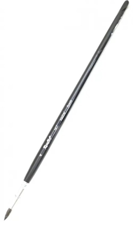 Кисть художественная, белка, круглая, №4, длинная ручка Кисть художественная, белка, круглая, №4, длинная ручка