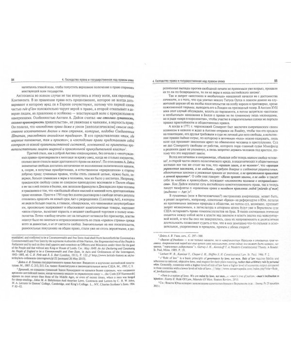 Правление права и правовое государство в соотношении знаков и значений. Монография