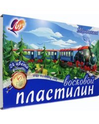 Пластилин восковой мягкий &quot;Фантазия&quot;, 24 цвета